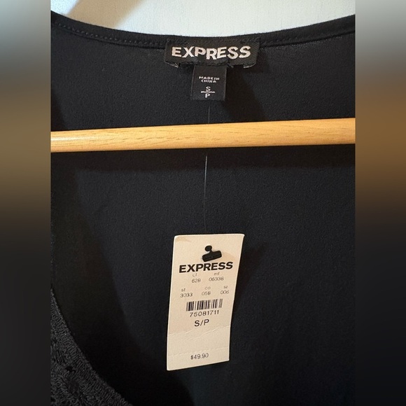 Bohemian Indie Whimsigoth  Dark Floral Lace Tank Top Blouse Small NWT - Picture 5 of 6